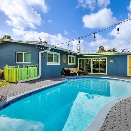 Trendy 3-Bedroom Villa With Saltwater Pool And Yard Fort Lauderdale Exterior foto