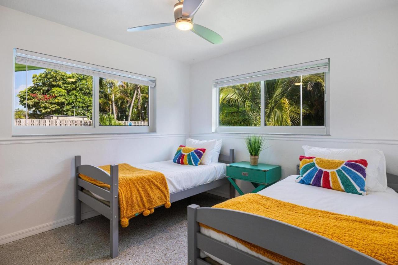 Trendy 3-Bedroom Villa With Saltwater Pool And Yard Fort Lauderdale Exterior foto